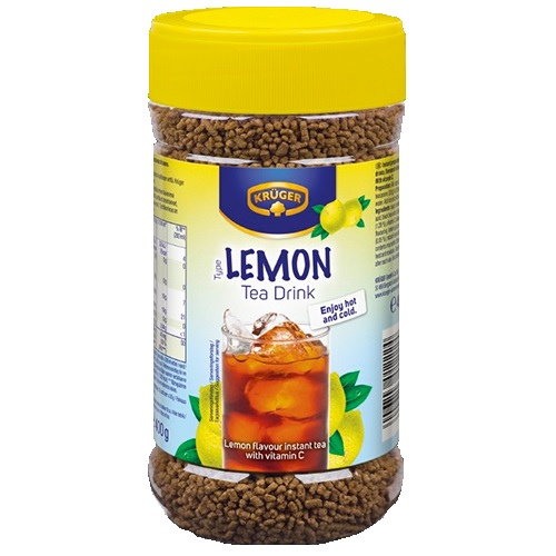 Krüger чайный напиток со вкусом лимона, растворимый, 400 гр